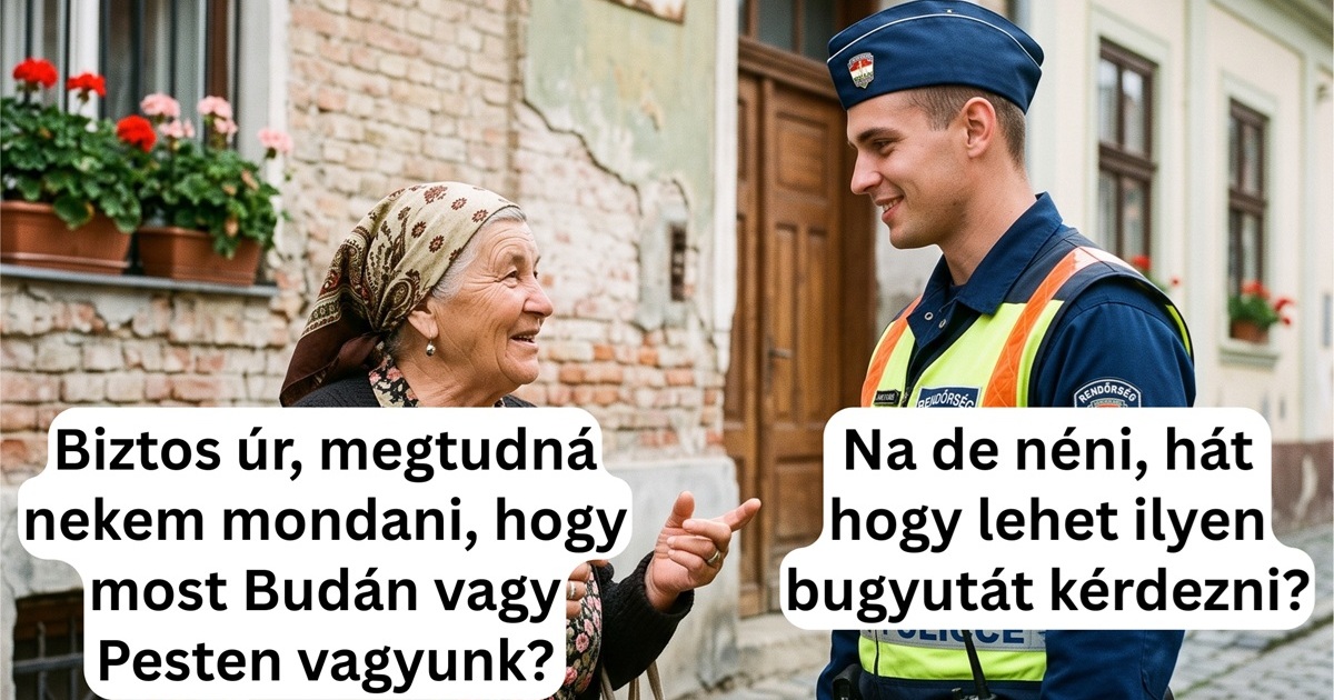 A vidéki néni helyretette a rendőrt Budapesten