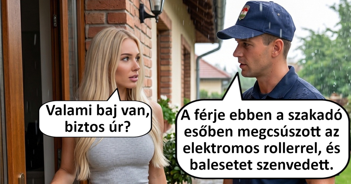 A rolleres férj, a kíméletes rendőr és a valódi vészhelyzet