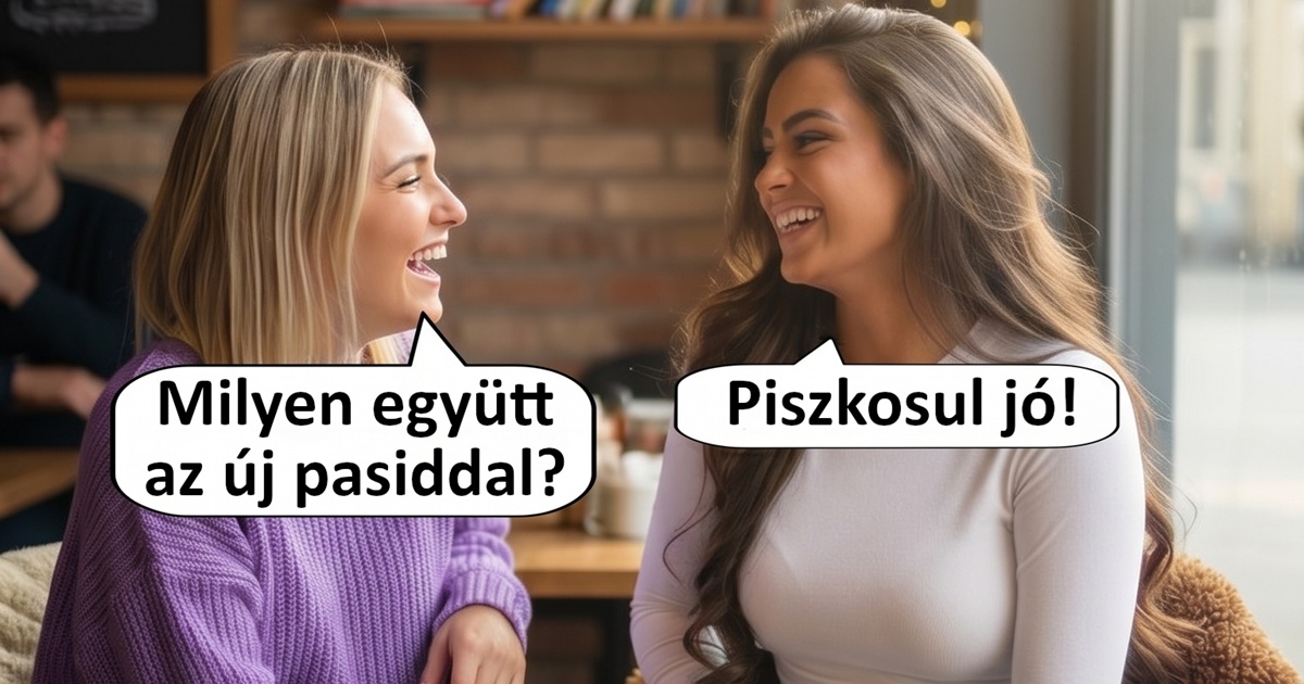A barátnő bekérdez egy csésze latte avokádó mellett