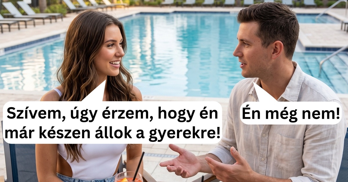 A férj még nem állt készen a gyerekre, de a feleség rövidre zárta a vitát