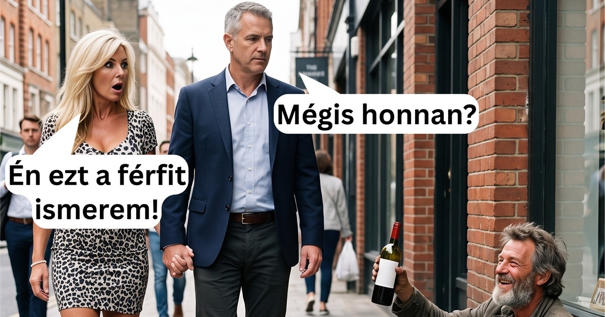 A luxusétteremből kilépve a feleség megpillantotta a volt vőlegényét