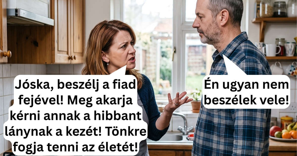 A férj magára szabadította a felesége haragját