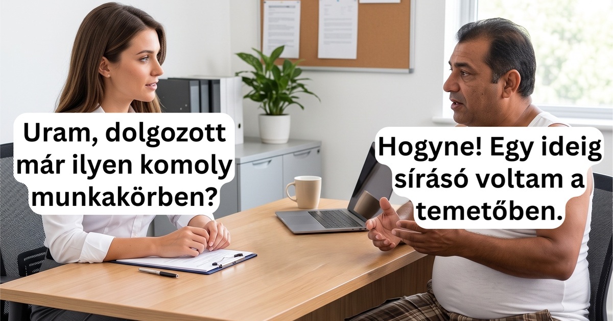 A HR-es hölgynek az arcára fagyott a mosoly