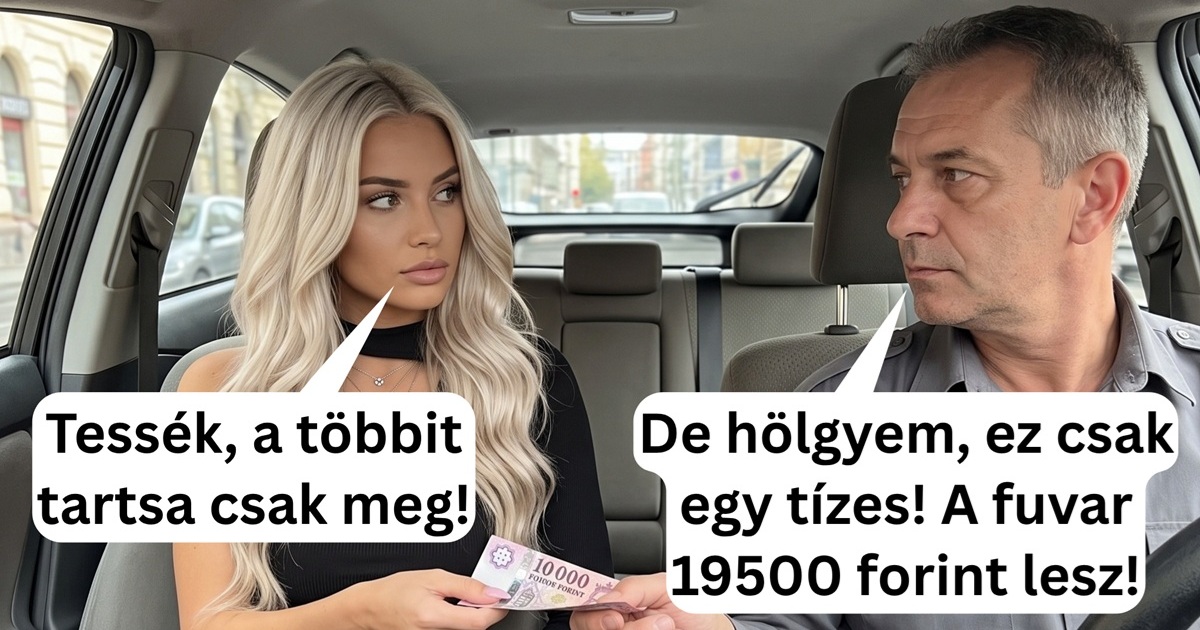 Ilyet még nem pipált a sokat látott és hallott taxisofőr sem