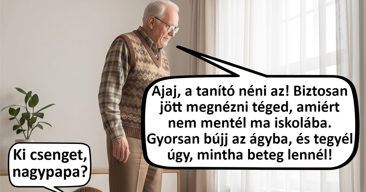 A nap, amikor a hétéves kisunokám zsebre vágott