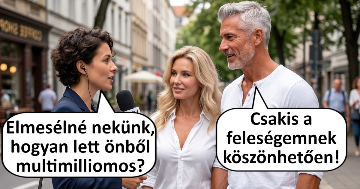 Minden sikeres férfi mögött… (avagy a Váci utca legőszintébb interjúja)