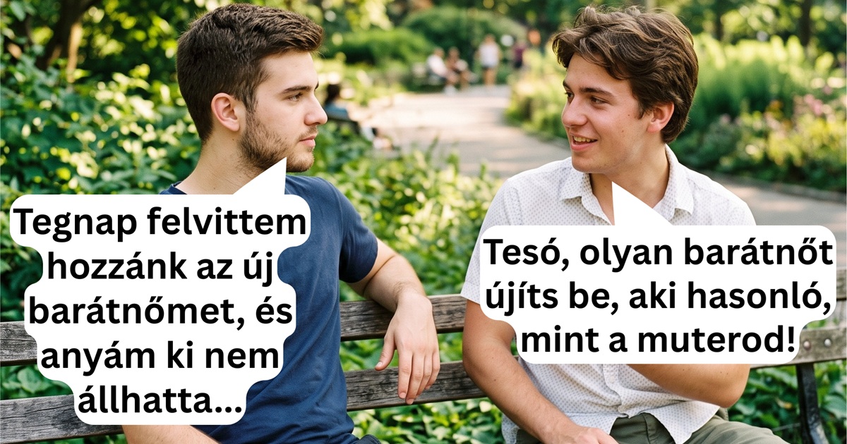 Most már világos, miért rejtegette az új barátnőt a szülei elől